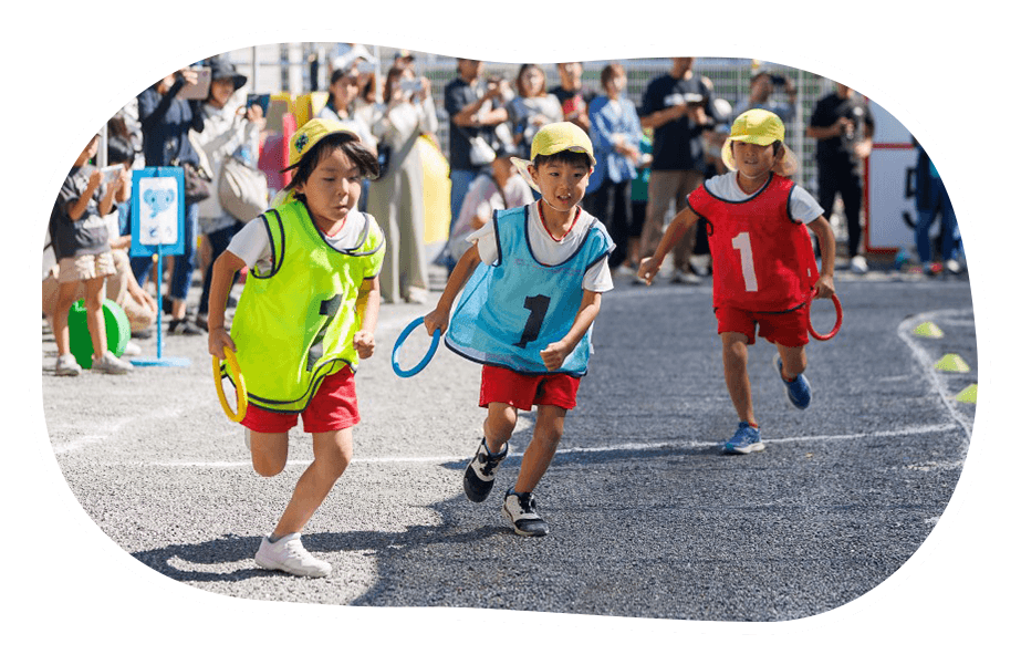 園児達の写真（運動会）